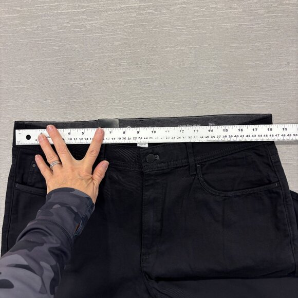 Calvin Klein Chino Pants Mens 36 x 30 Black Slim Fit Straight Leg Flex Waist - Picture 10 of 16